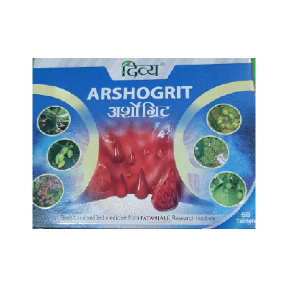 Fast Shipping from USA. Patanjali Divya Arshogrit 60 Tablets