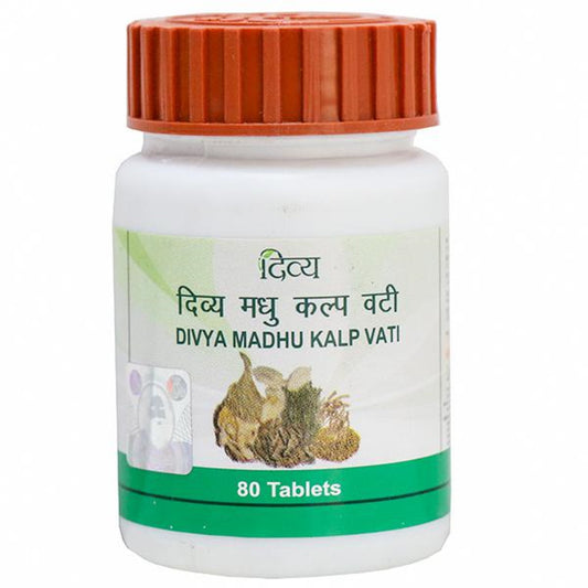 Fast Shipping from USA. Patanjali Divya Madhu Kalp Vati 80 Tablets