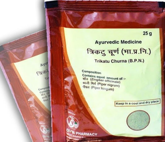 3 Pack - Fast Shipping from USA. Patanjali Trikatu Churn 25g