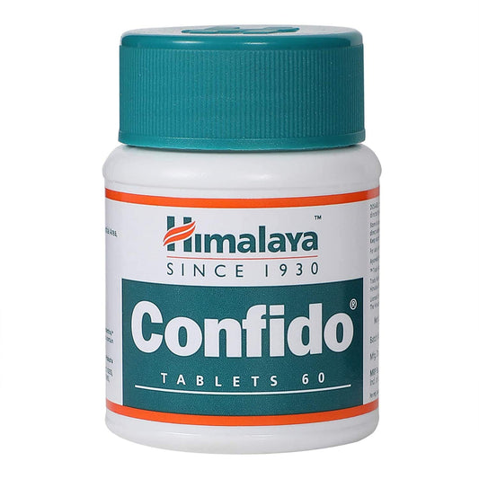 2 Pack - Fast Shipping from USA. Himalaya Confido 60 Tablets