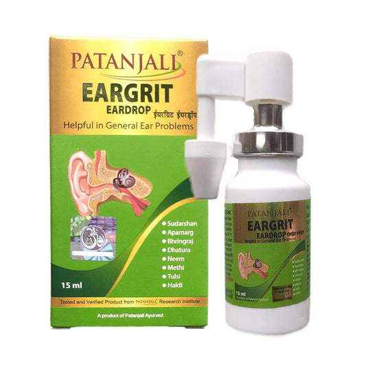 Fast Shipping from USA. Patanjali Divya Eargrit Eardrops 15ml