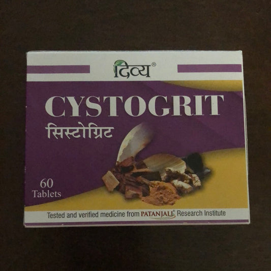 Fast Shipping from USA. Patanjali Divya Cystogrit 60 Tablets