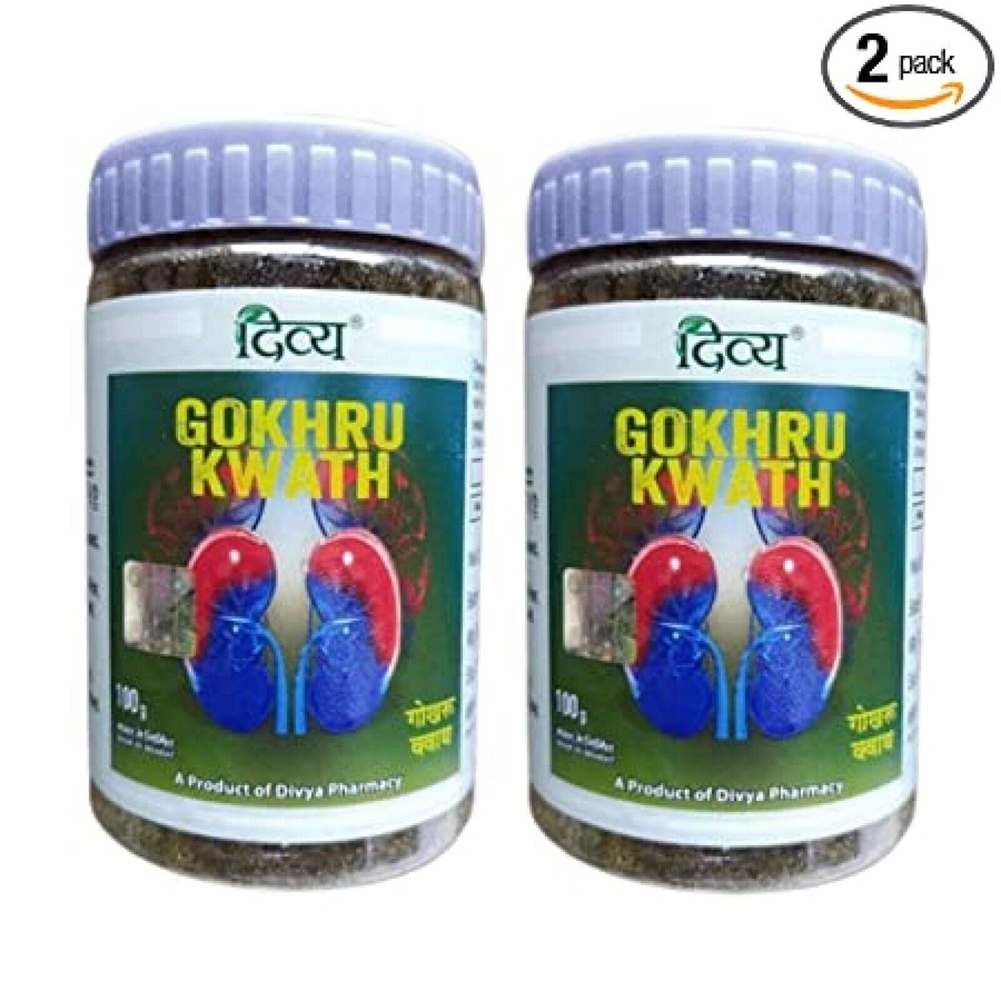 2 Pack - Fast Shipping from USA. Patanjali Gokhru Kwath 100g