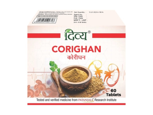 Fast Shipping from USA. Patanjali Divya Corighan 60 Tablets