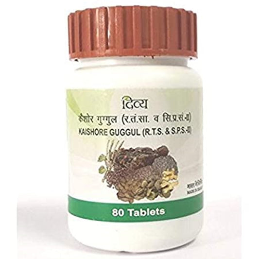 Fast Shipping from USA. Patanjali Divya Kaishore Guggul 80 Tablets