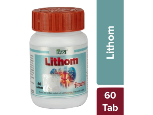 Fast Shipping from USA. Patanjali Divya Lithom 60 Tablets