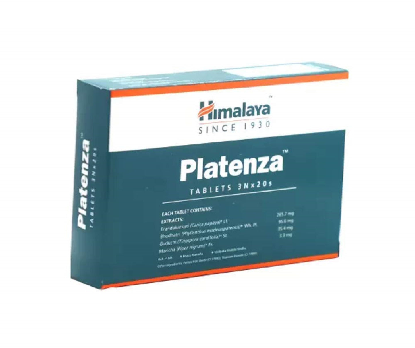 Fast Shipping from USA. Himalaya Platenza 60 Tablets