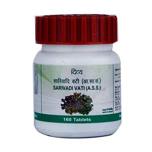 Fast Shipping from USA. Patanjali Divya Sarivadi Vati 160 Tablets