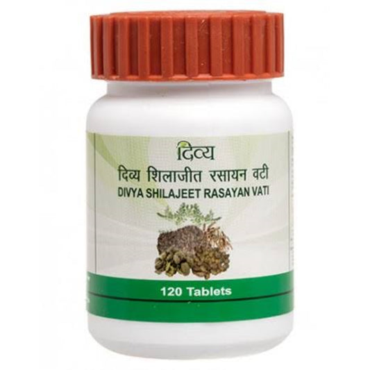 Fast Shipping from USA. Patanjali Divya Shilajeet Rasayan Vati 120 Tablets