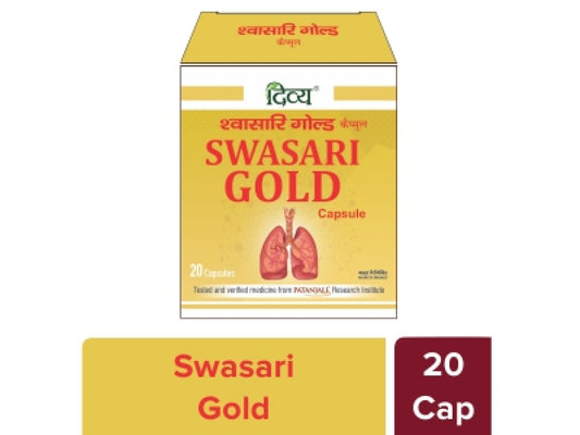 Fast Shipping from USA. Patanjali Divya Swasari Gold 20 Capsules