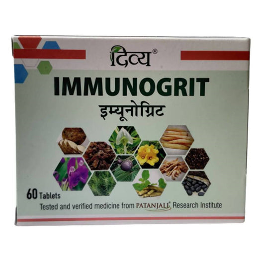 Fast Shipping from USA. Patanjali Divya ImmunoGrit 60 Tablets