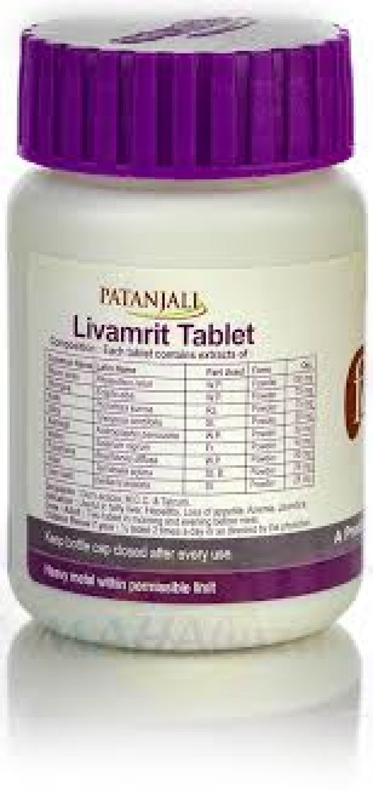 Fast Shipping from USA. Patanjali Divya Livamrit 60 Tablets