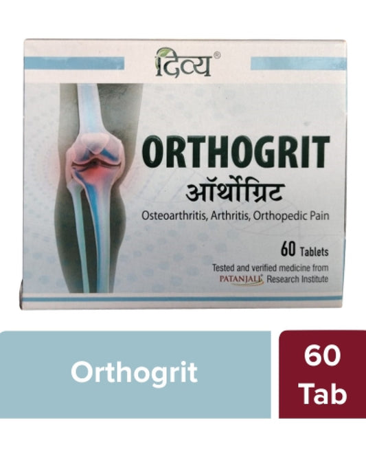 Fast Shipping from USA. Patanjali Divya Orthogrit 60 Tablets