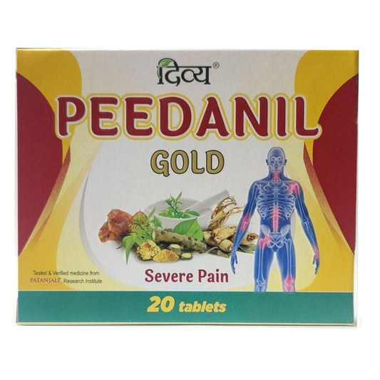 Fast Shipping from USA. Patanjali Divya Peedanil Gold 20 Capsules